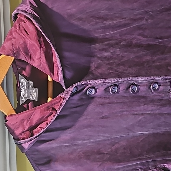 The J. Peterman Co. Silk Coat Box Style size Small - Picture 3 of 10